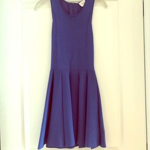 Blue Knit Dress